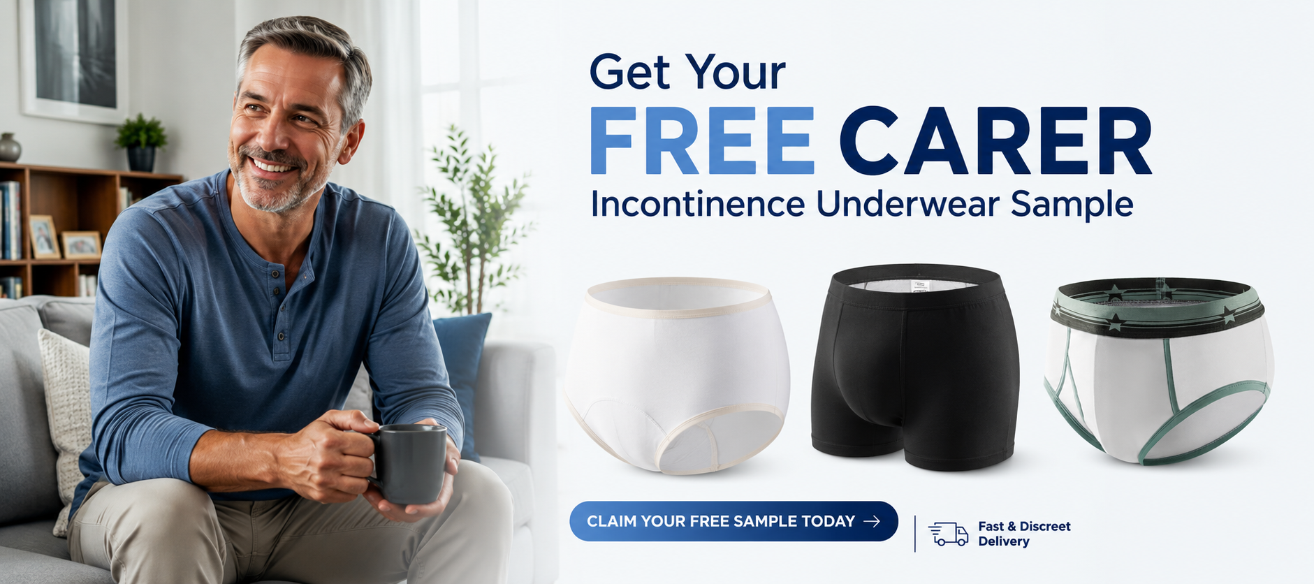 Try Before You Buy: Get Your FREE CARER Incontinence Underwear Sample Today