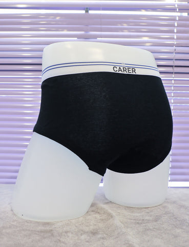 CARER Men's Protective Incontinence Briefs with Fly - M65