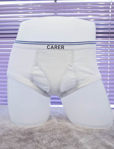 CARER Men's Protective Incontinence Briefs with Fly - M65