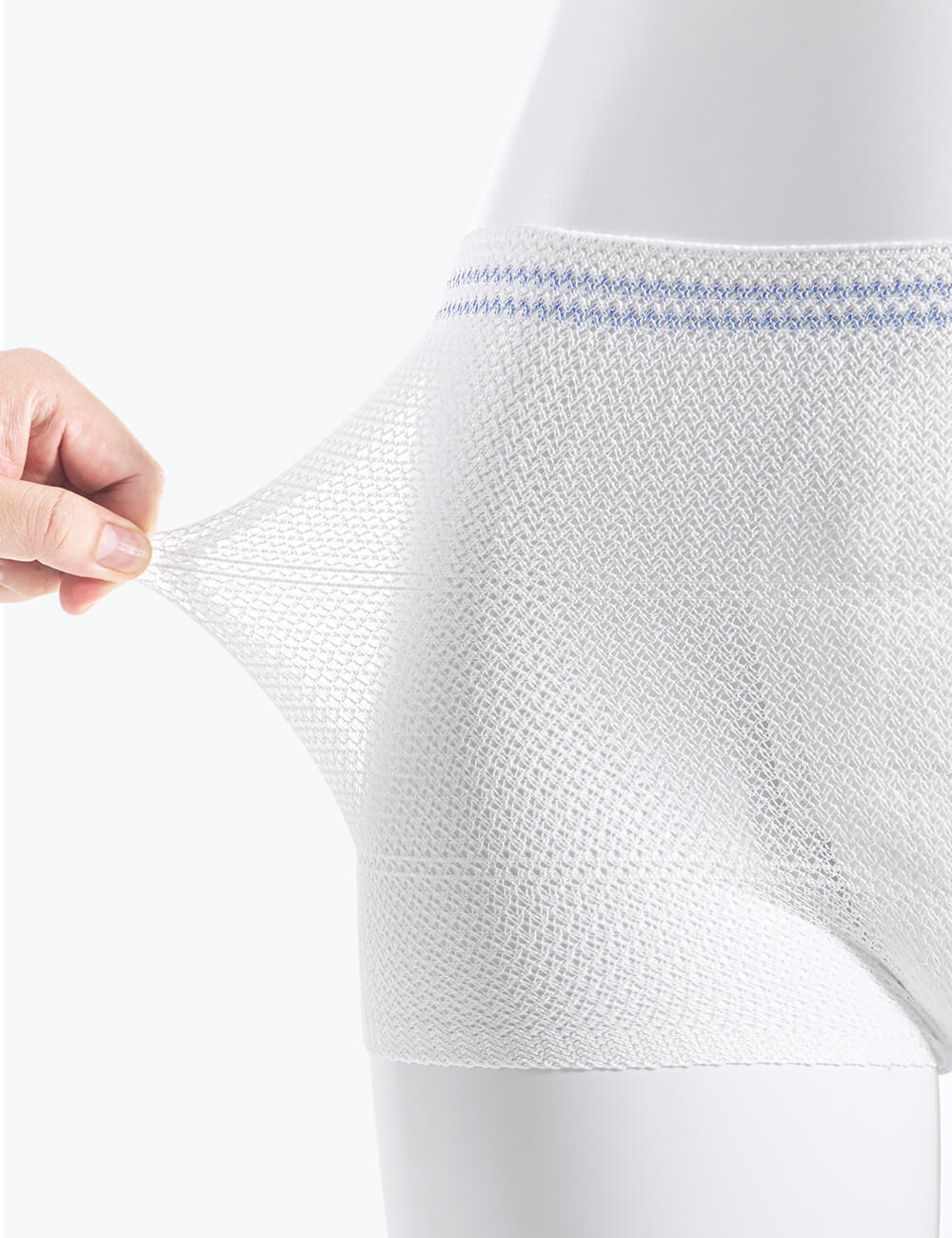 Stretchable and Breathable Mesh Disposable Underwear for