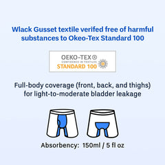 Leak Proof Nighttime Washable Incontinence Underpants - M75