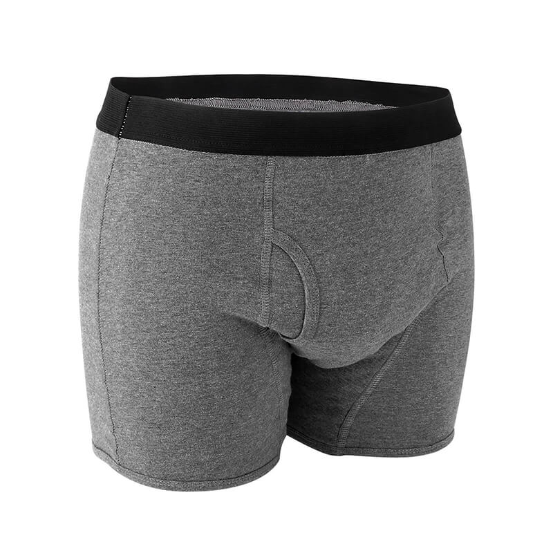 Mens Incontinence Boxers with Fly Overnight Moderate Absorbency ...