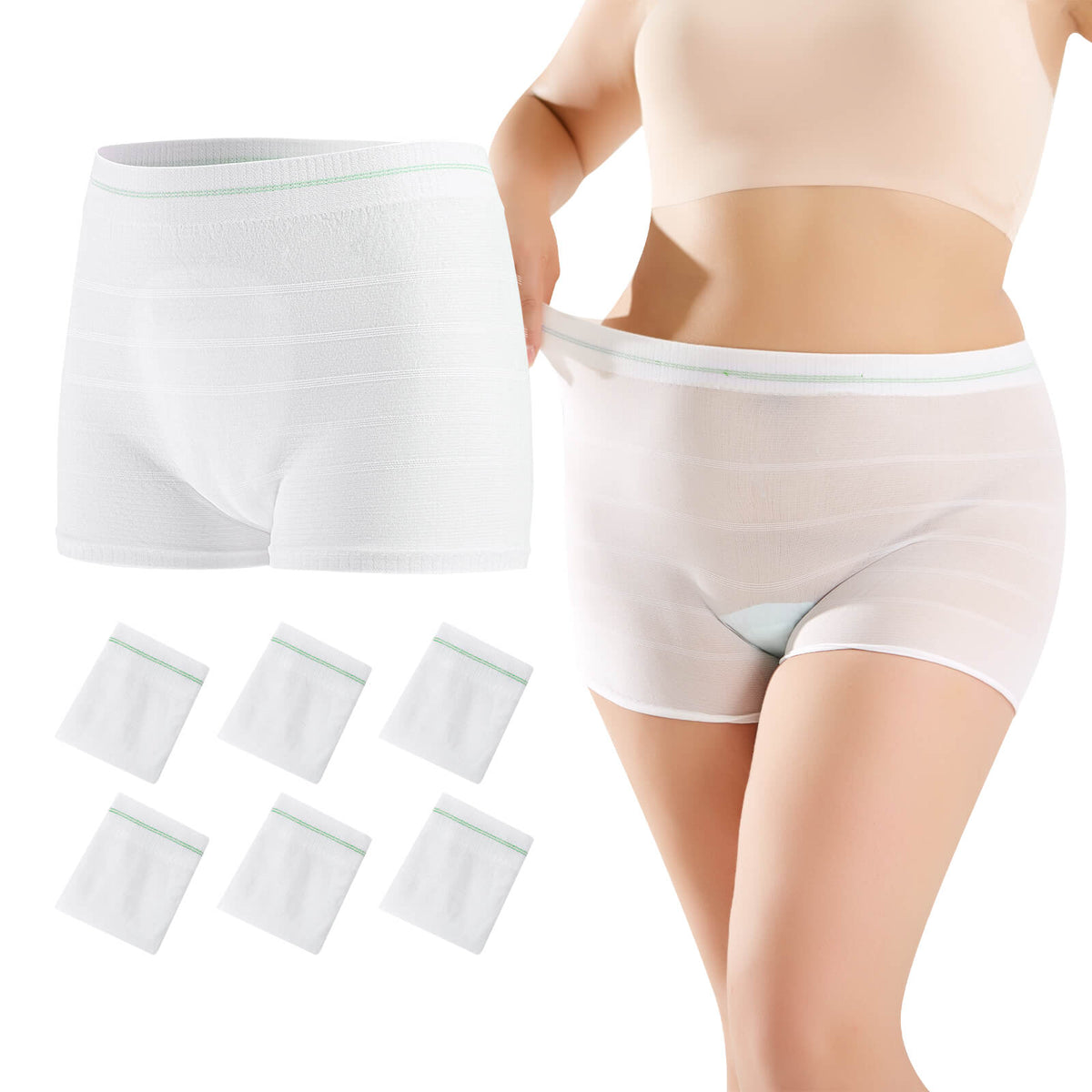 Mesh Underwear Postpartum High Waist For C-Section - 9120