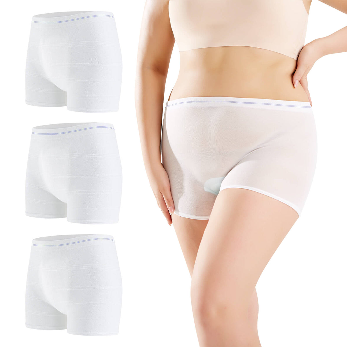 Postpartum Mesh Underwear High Waist - 9182