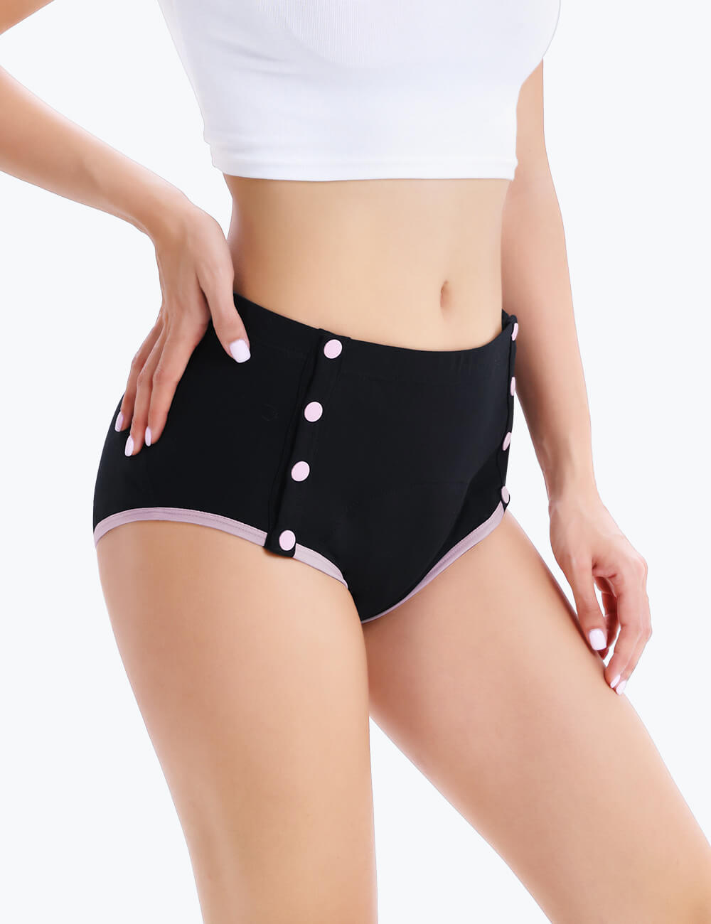 Side-Snap Incontinence Underwear for Women - W11