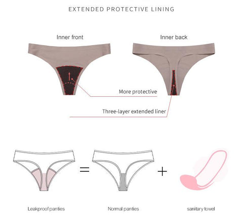 Leak Proof Thong Underwear - SLK1022