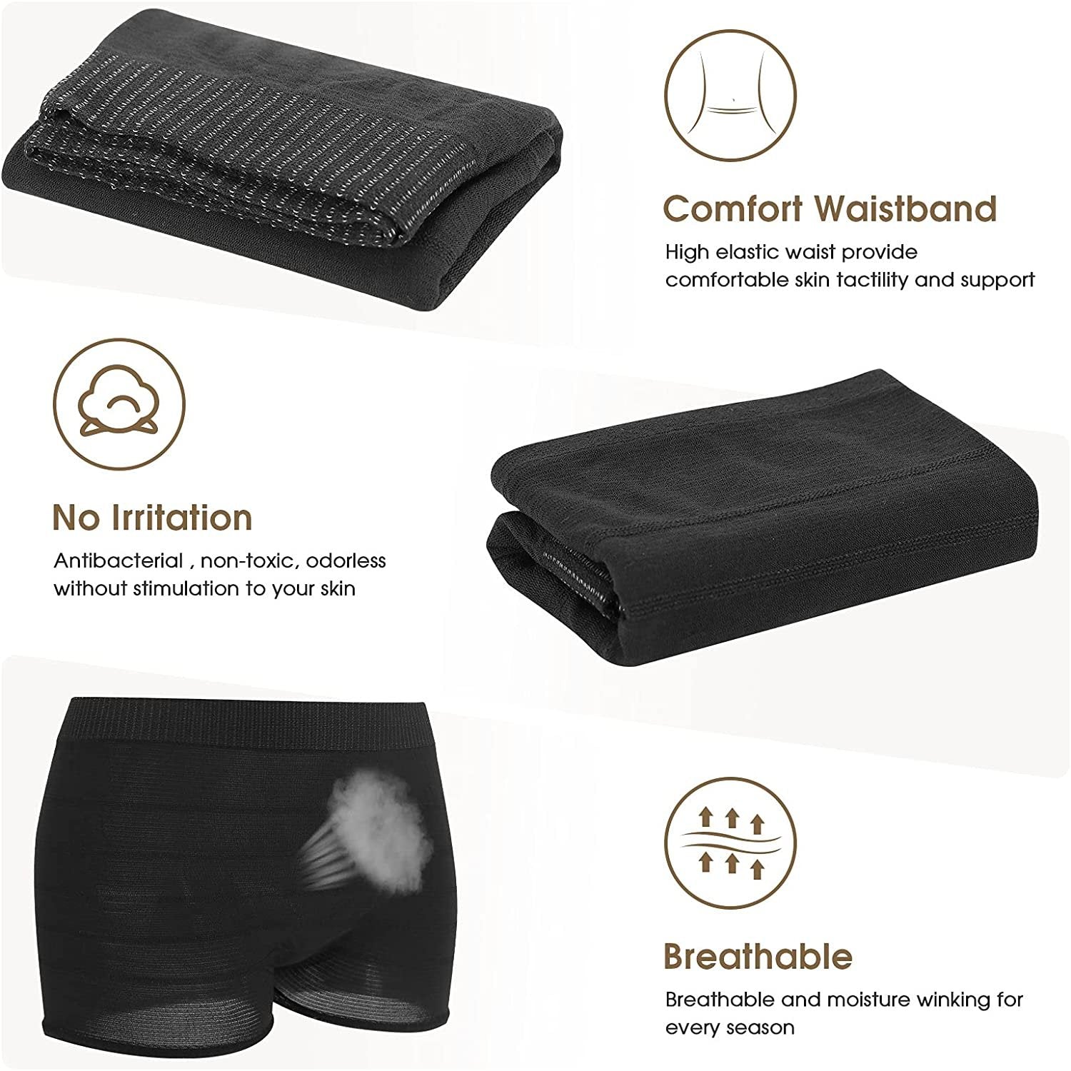 6-Pack Hospital Mesh Underwear for Surgery - 9120B