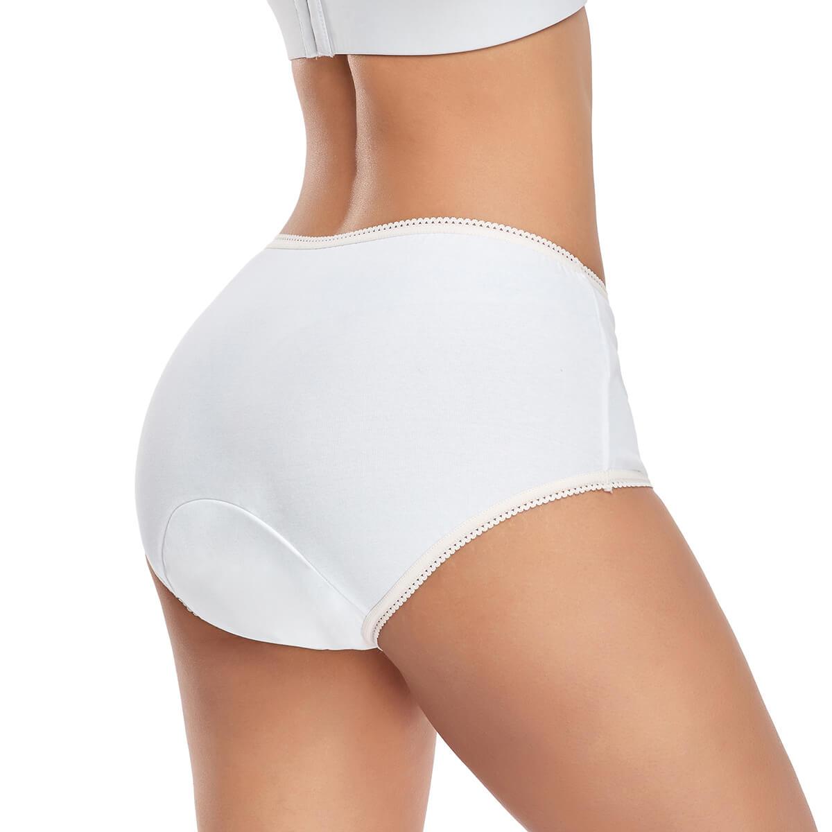 Reusable Incontinence Underwear for Women, Fast-Absorbing, Leakproof,  Machine Washable, Soft, Breathable, Large, Full Brief