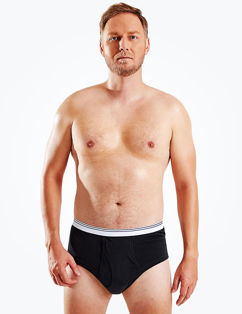 6 Pack Leakproof Incontinence Briefs Fly M65
