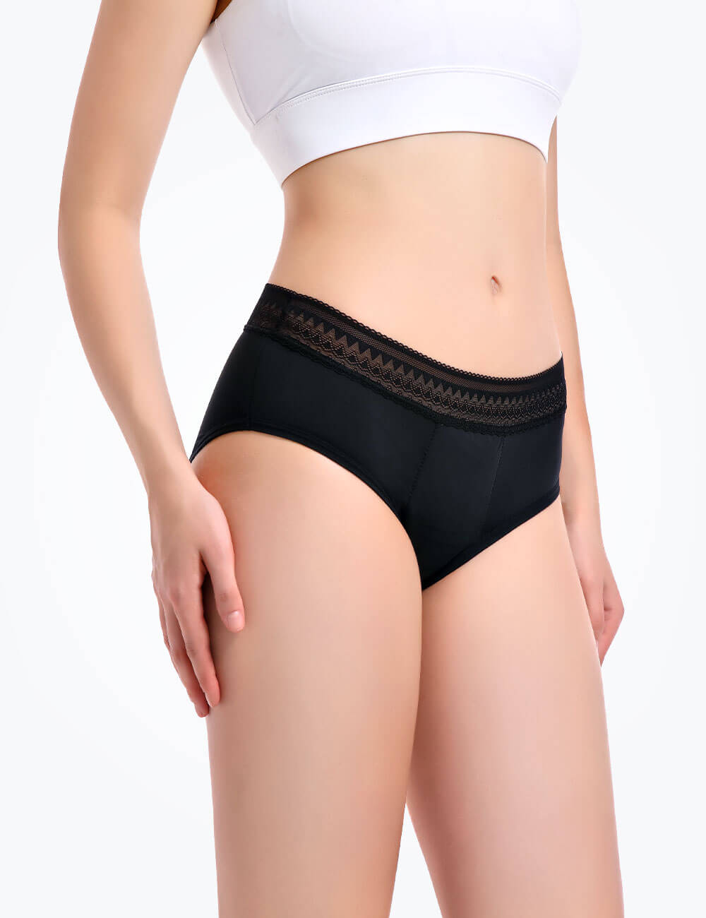 Lace Midi Briefs for Pee Proof or Period - P18