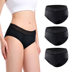 Lace Midi Briefs for Pee Proof or Period - P18