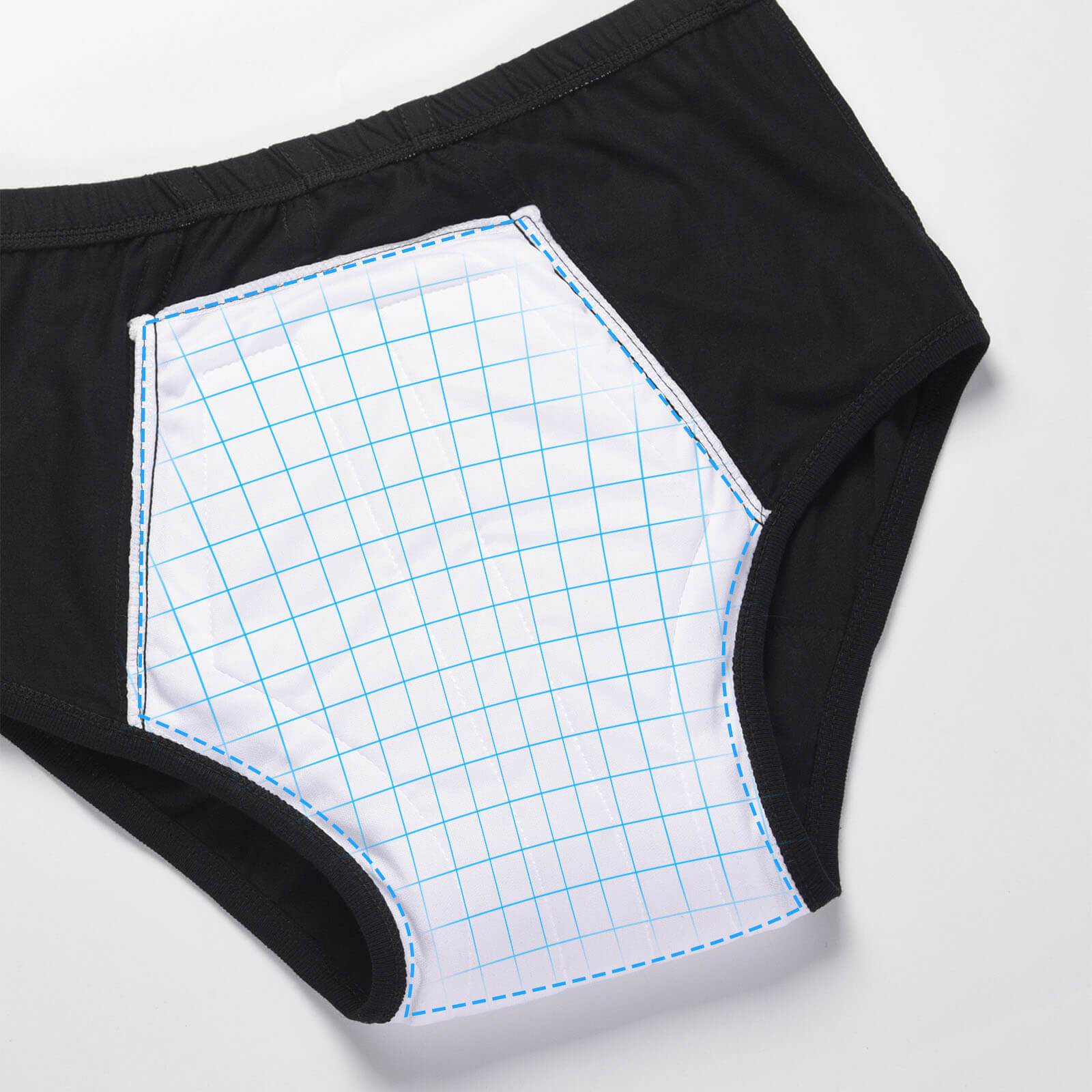 Absorbent Leak Proof Reusable Incontinence Pants for Men, Product