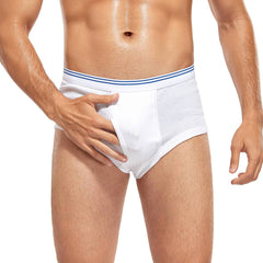 Men's Washable Incontinence Briefs with Fly - M65