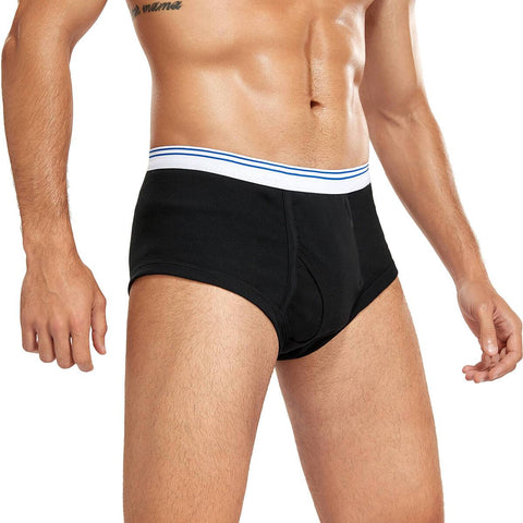 Leakproof Incontinence Briefs with Fly - M65