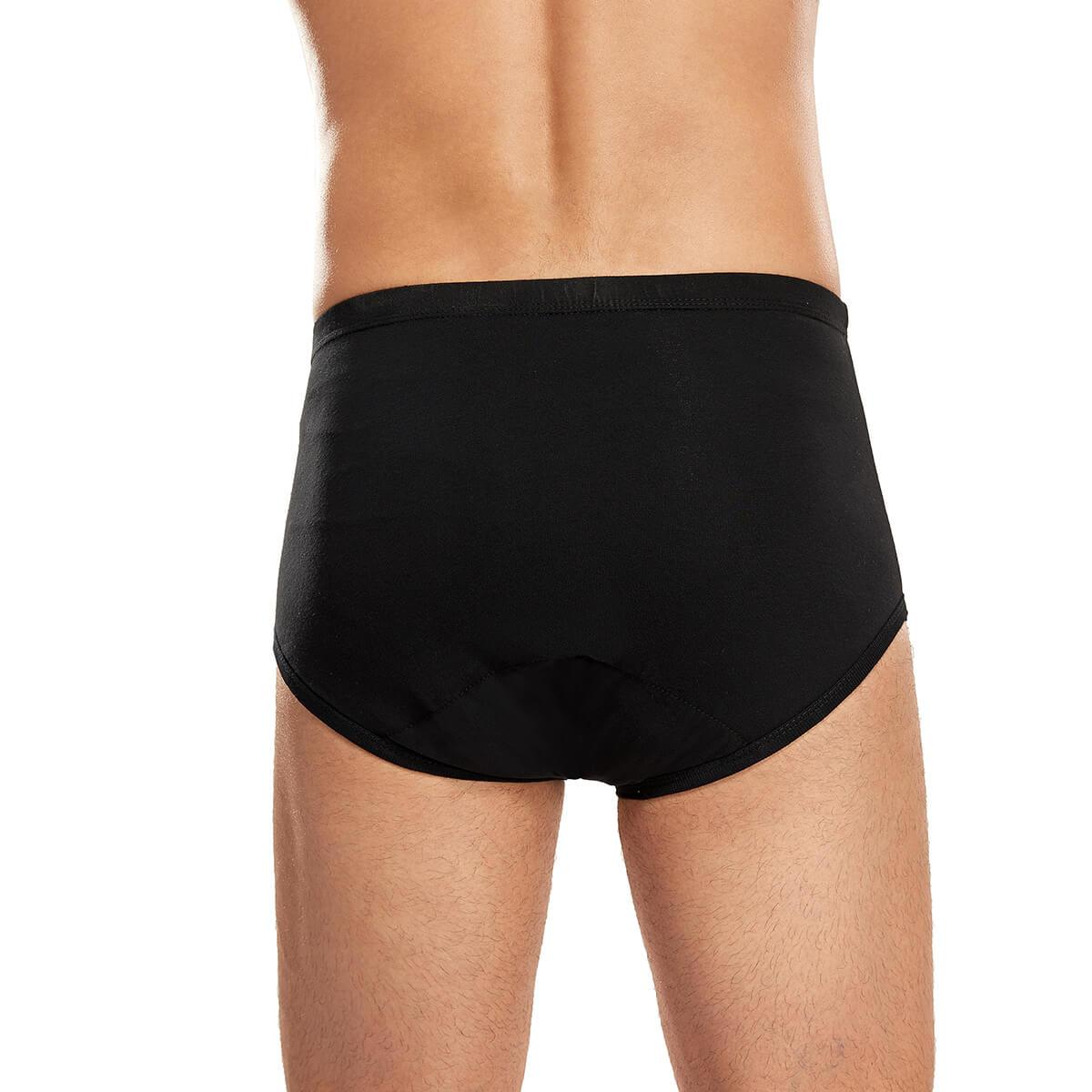 Mens Leak Proof Underwear  Washable & Reusable Briefs for Bladder