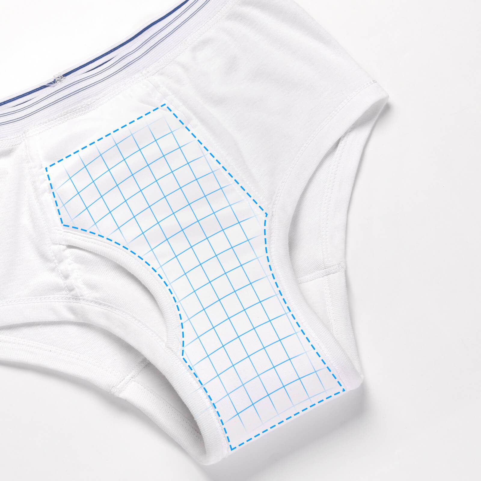 Washable Incontinence Underwear for Men Moderate Absorbency Briefs