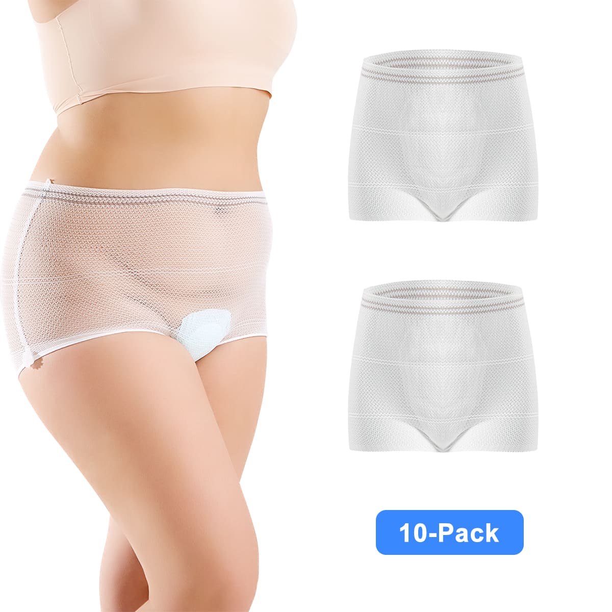 Mesh Underwear Postpartum 10 Pack Recovery Female Incontinence Protective  Panties for Women, White-4pack, M price in Saudi Arabia,  Saudi  Arabia